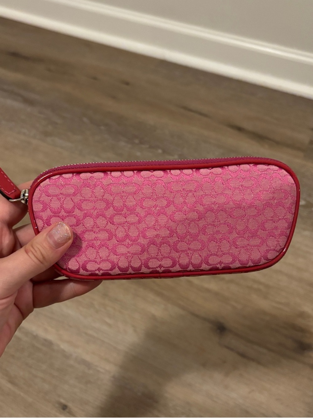 Vintage pink signature coach glasses 👓 case 🩷 Y2K